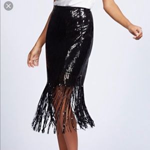 New York & Company Sequin Skirt
